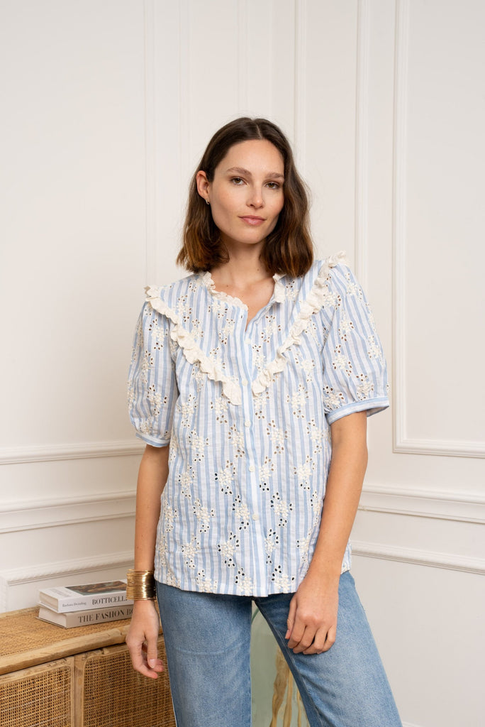 Women's French Fashion Tops Online - Bellite