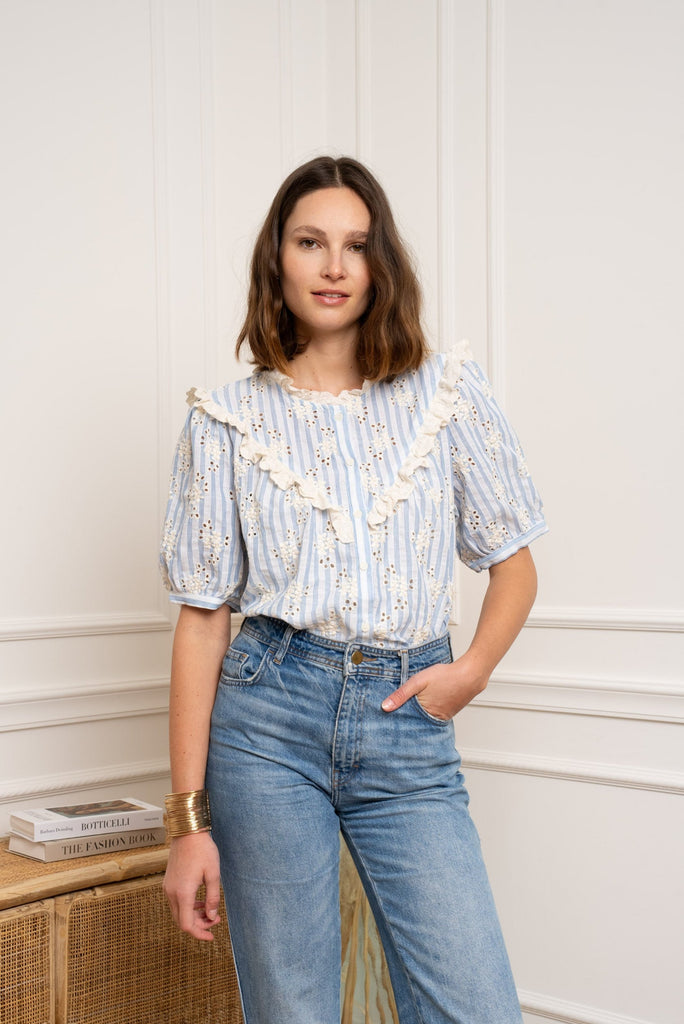 Women's French Fashion Tops Online - Bellite