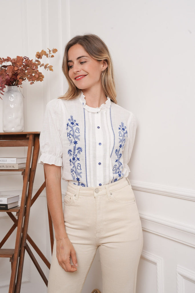 Women's French Fashion Tops Online - Bellite