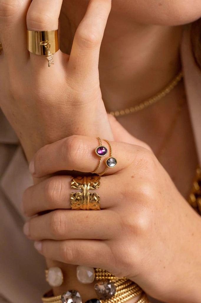 Women's French Fashion Rings Online - Bellite